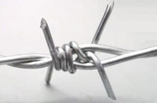 Traditional twist barbed wire