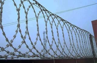 Flat Wrapped Razor Barbed Wire