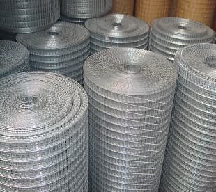 1/4", 1/2", 3/4", 1", 1-1/2", 2", 3" Welded Wire Mesh