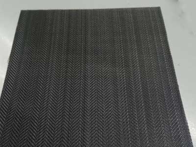 Herringbone weave black wire cloth extruder screen-black wire cloth filter disc