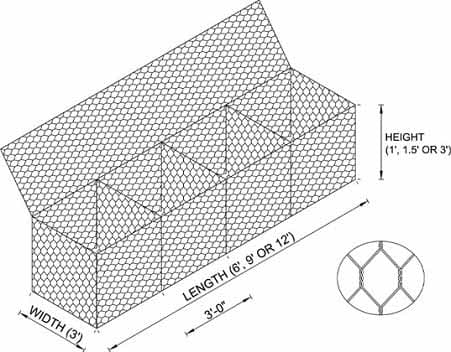 gabion basket-gabion boxes wire mesh-gabion box wire fencing