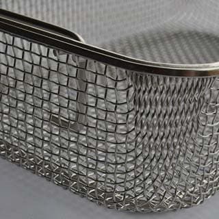 Stainless Steel woven wire mesh Disinfection Basket