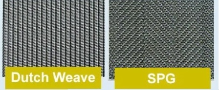 Plain Weave, Twill Weave, Herringbone Weave, Dutch Weave Black wire mesh