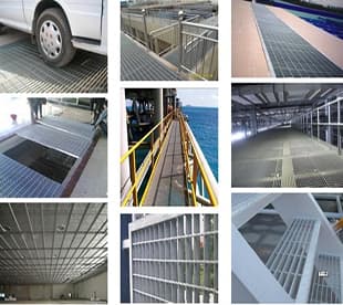 Steel Grating Floor Panels for Platform Walkway and Ditch