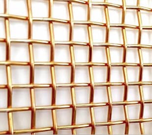 woven brass mesh