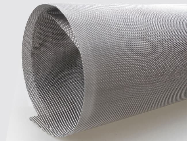 Twill weave stainless steel wire mesh