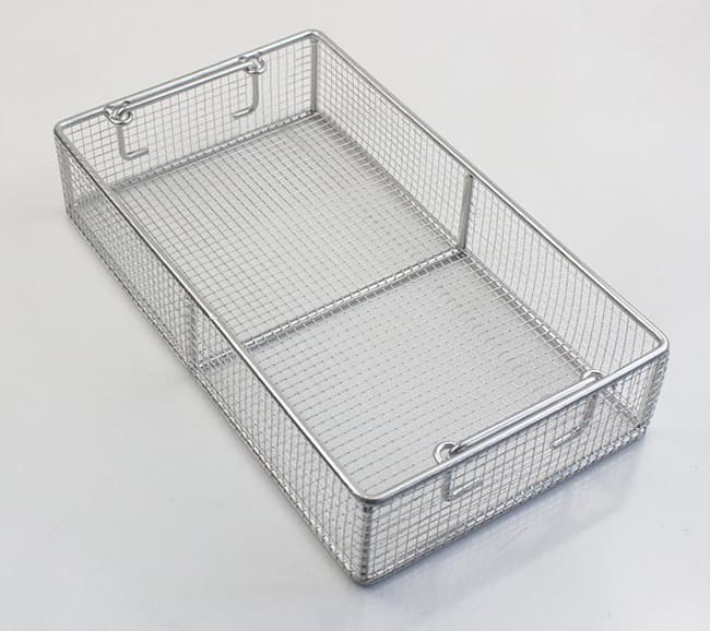 Rectangular Stainless Steel Mesh Basket for Manufacturing